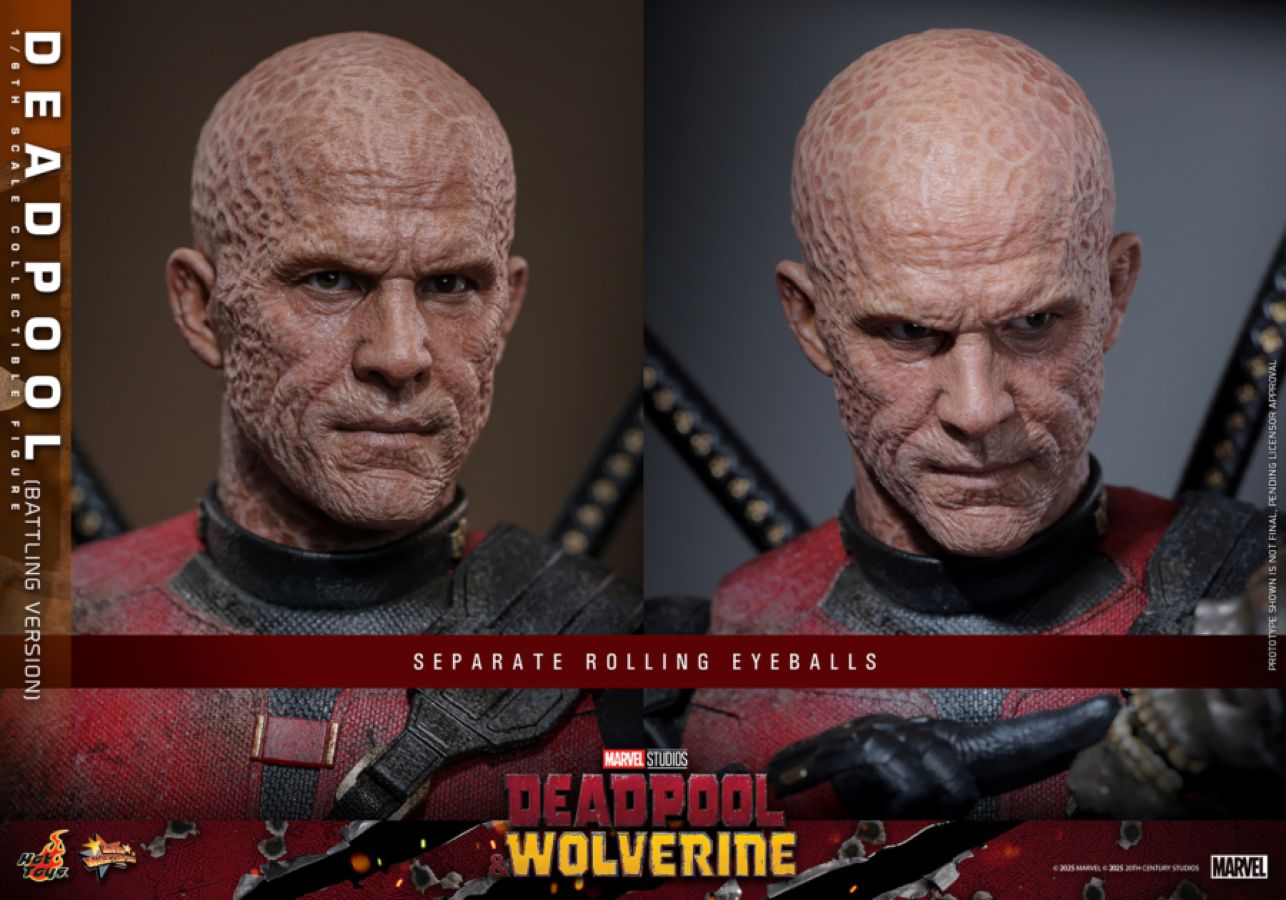 Deadpool & Wolverine - Deadpool (Battling Version) 1:6 Scale Collectible Action Figure