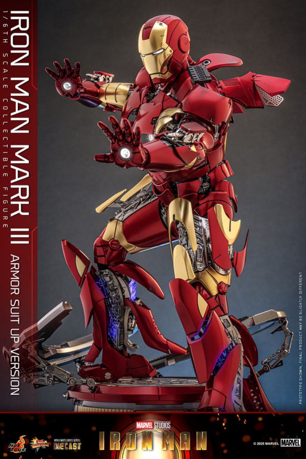 Iron Man - Mk3 Armor (Suit Up Version) Diecast 1:6 Scale Collectable Action Figure