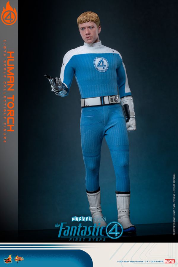 The Fantastic Four: First Steps - Human Torch 1:6 Scale Collectable Action Figure