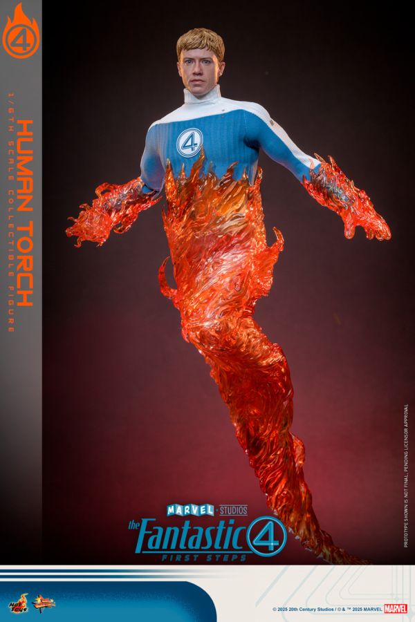 The Fantastic Four: First Steps - Human Torch 1:6 Scale Collectable Action Figure