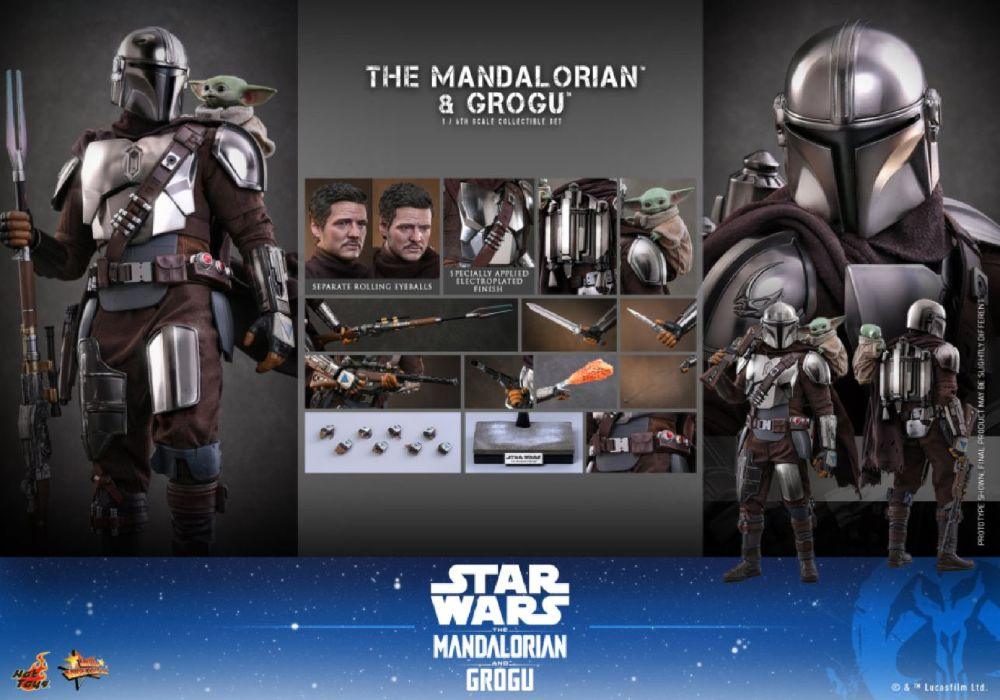 Star Wars: The Mandalorian & Grogu - The Mandalorian & Grogu 1:6 Scale Collectible Action Figure