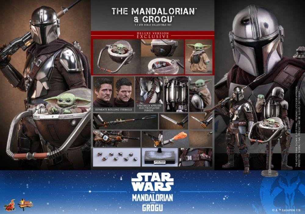 Star Wars: The Mandalorian & Grogu - The Mandalorian with Grogu 1:6 Scale Deluxe Figure