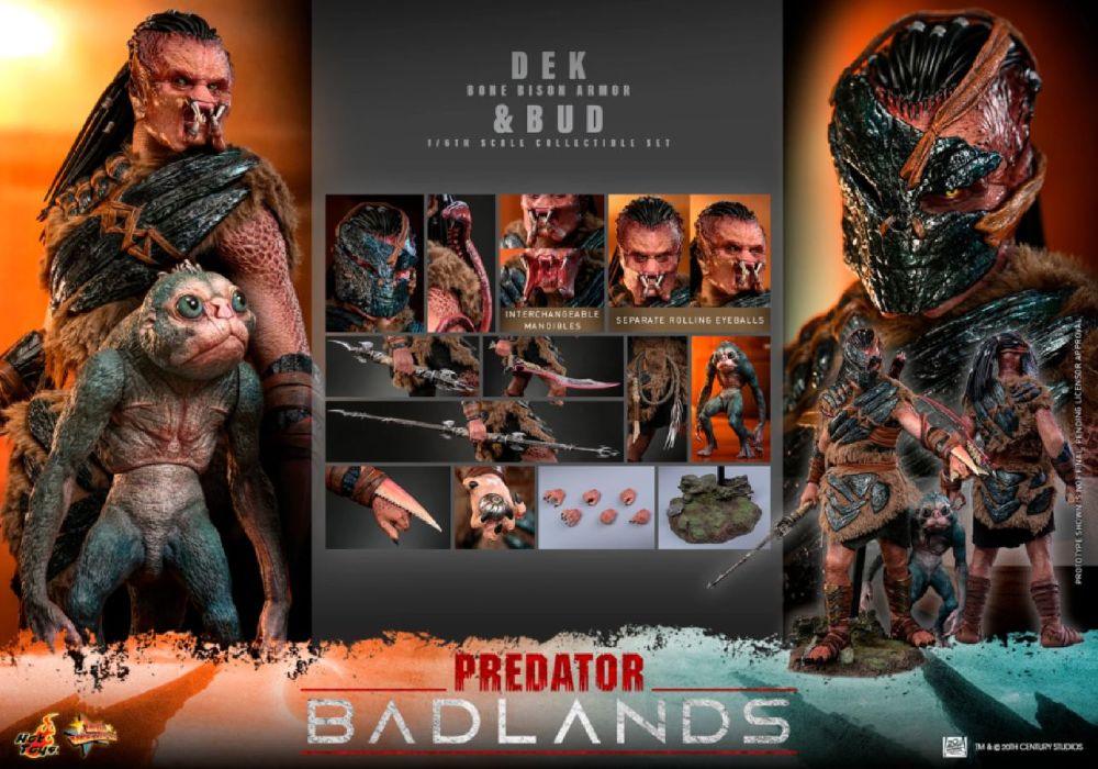 Predator: Badlands - Dek (Bone Bison Armor) & Bud 1:6 Scale Collectible Action Figure Set