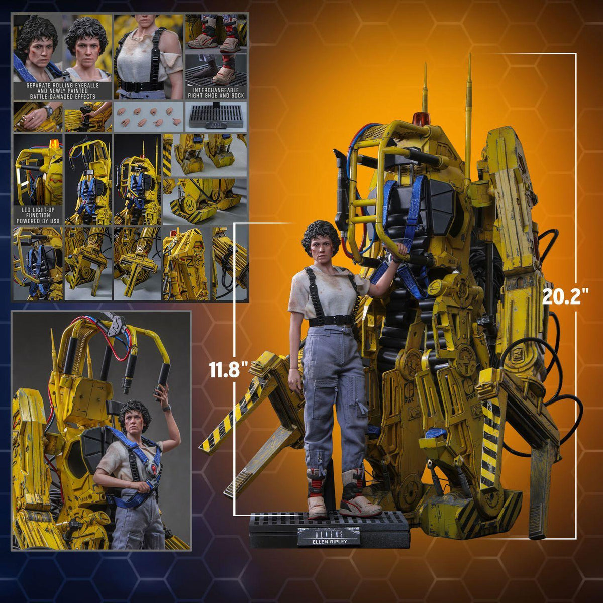 Aliens - Ellen Ripley & Power Loader 1:6 Scale Collectable Action Figure