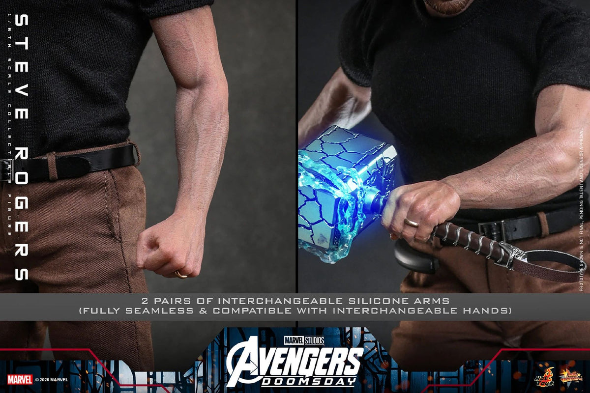 Avengers: Doomsday - Steve Rogers 1:6 Scale Deluxe Collectable Action Figure