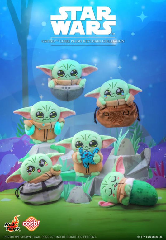 Star Wars - Grogu Cosbi Plush Keychain Collection (Display of 6)