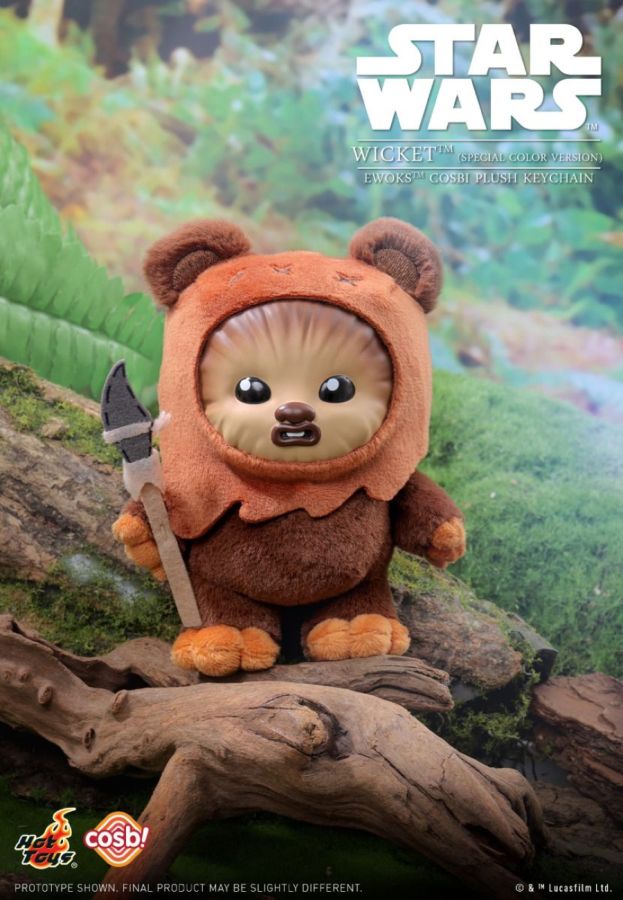 Star Wars - Ewok Cosbi Plush Keychain Collection (Display of 6)