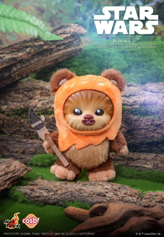 Star Wars - Ewok Cosbi Plush Keychain Collection (Display of 6)