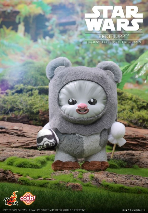 Star Wars - Ewok Cosbi Plush Keychain Collection (Display of 6)