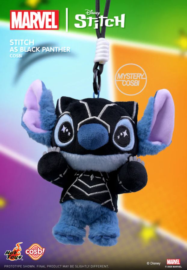 Disney - Stitch Marvel Cosplay Cosbi Plush Keychain Collection (Display of 6)