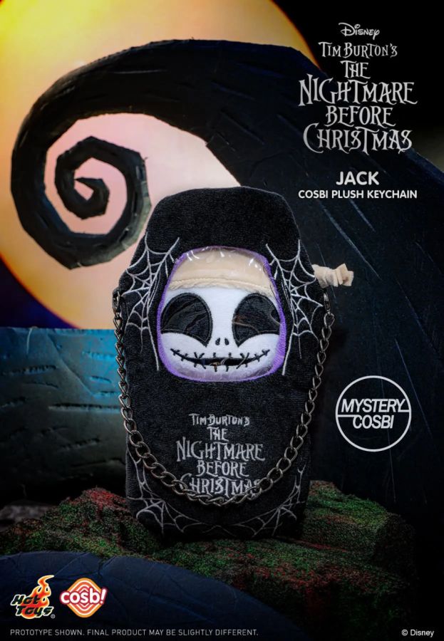 The Nightmare Before Christmas - Jack & Friends Cosbi Plush Keychain Collection (Display of 6)