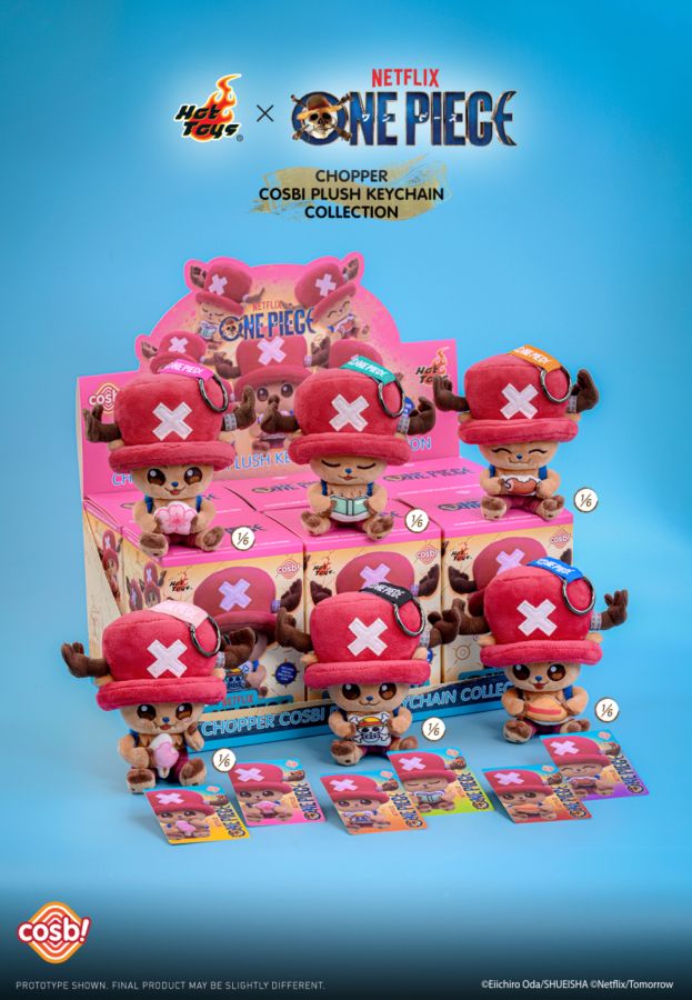 One Piece - Chopper Cosbi Plush Keychain Collection Assortment (Display of 6)
