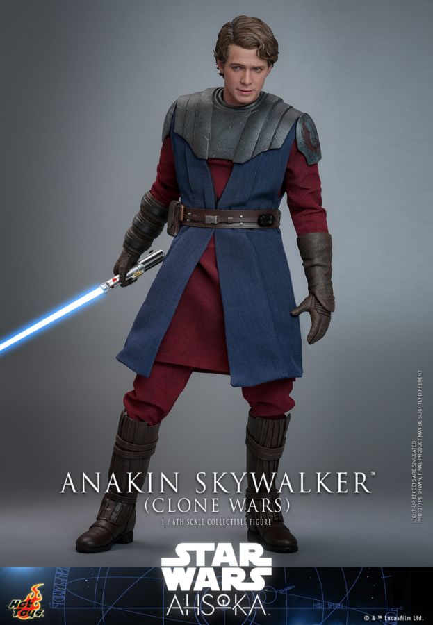 Star Wars: Ahsoka - Anakin Skywalker (Clone Wars) 1:6 Scale Collectable Action Figure