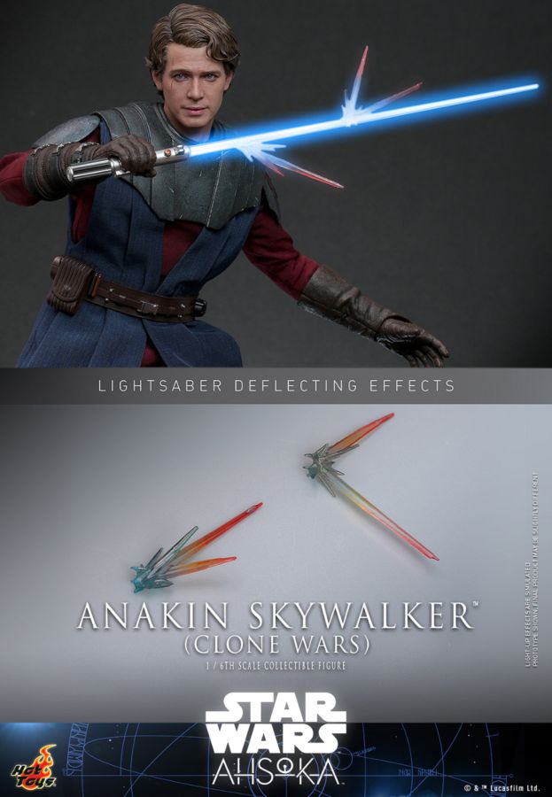 Star Wars: Ahsoka - Anakin Skywalker (Clone Wars) 1:6 Scale Collectable Action Figure