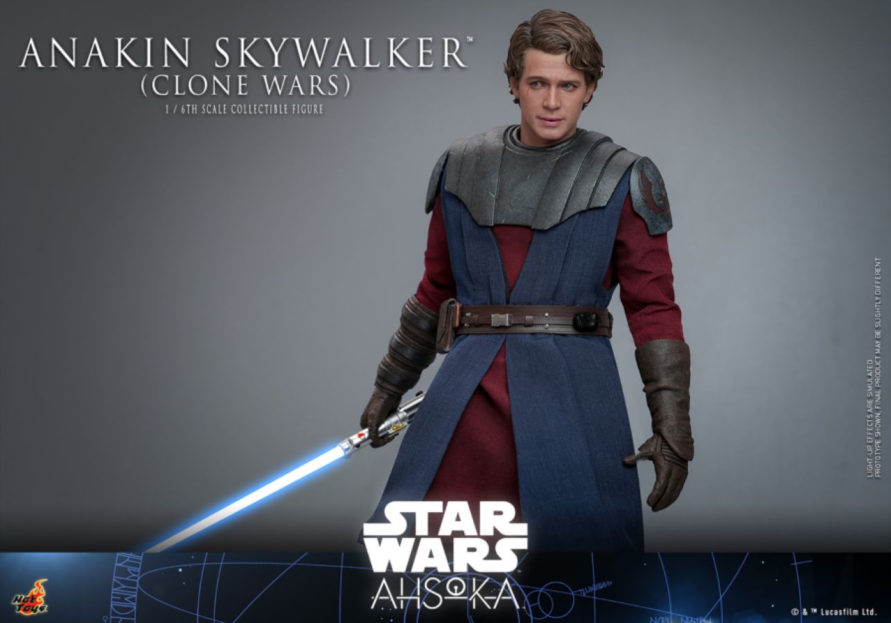 Star Wars: Ahsoka - Anakin Skywalker (Clone Wars) 1:6 Scale Collectable Action Figure
