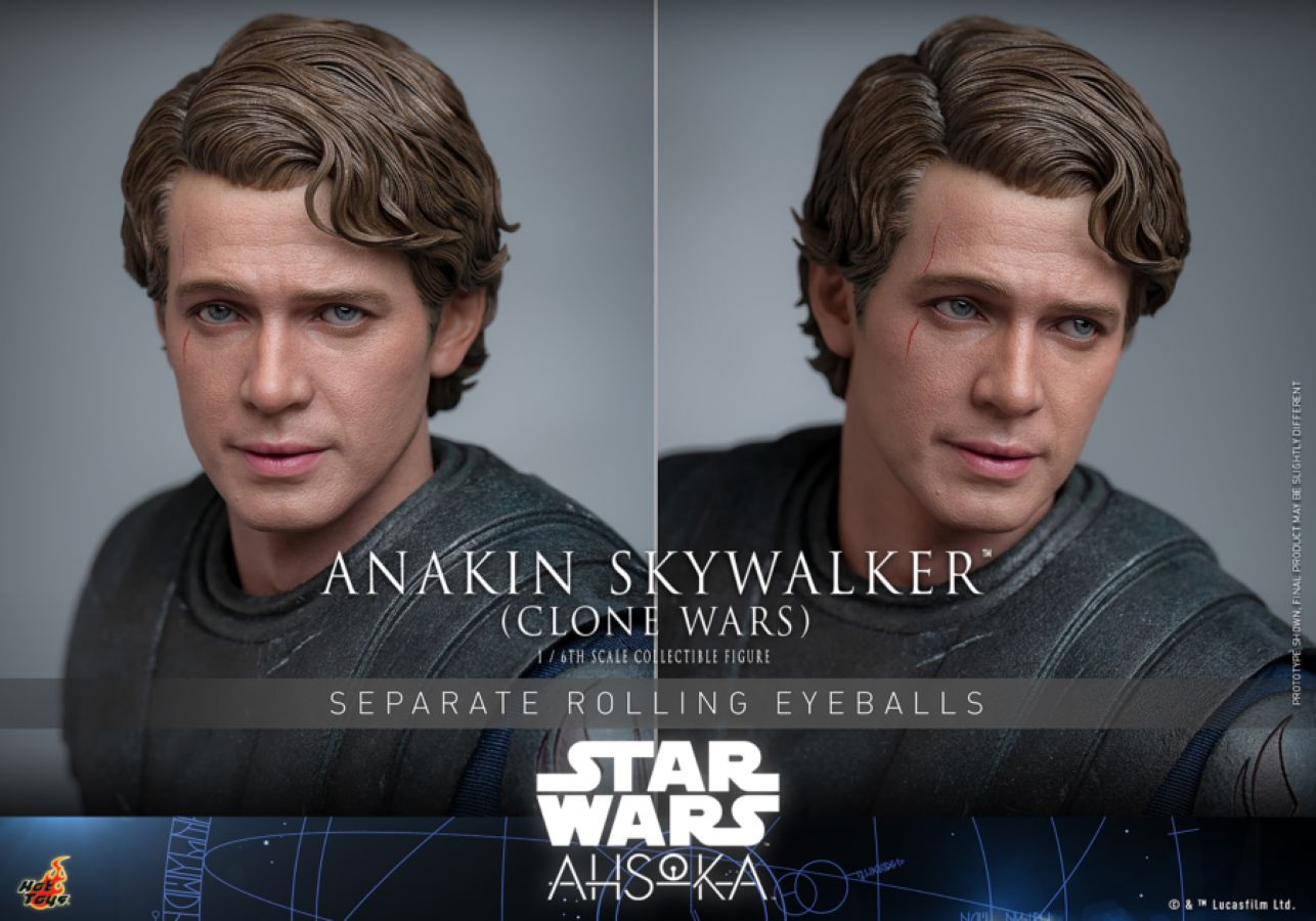 Star Wars: Ahsoka - Anakin Skywalker (Clone Wars) 1:6 Scale Collectable Action Figure