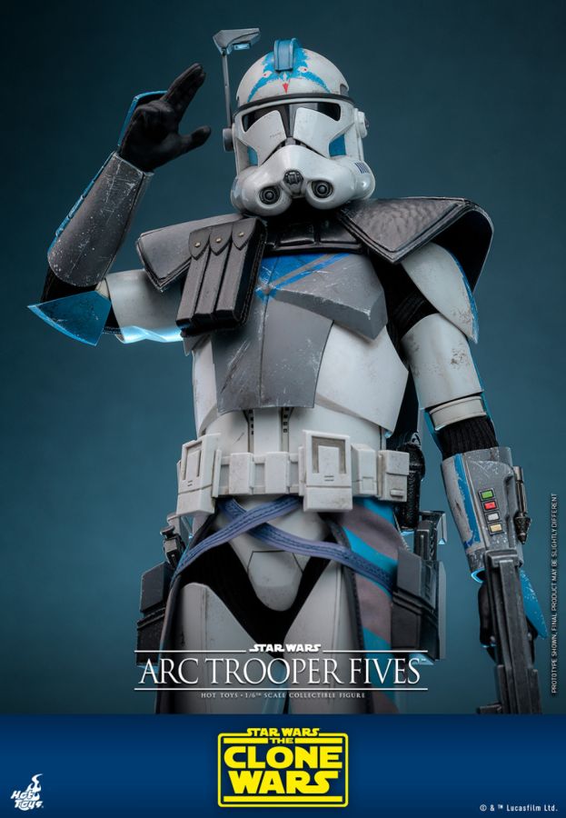 Star Wars: The Clone Wars - Arc Trooper Fives 1:6 Scale Collectable Action Figure