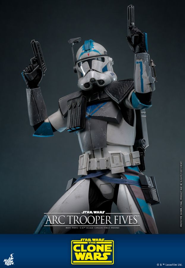 Star Wars: The Clone Wars - Arc Trooper Fives 1:6 Scale Collectable Action Figure