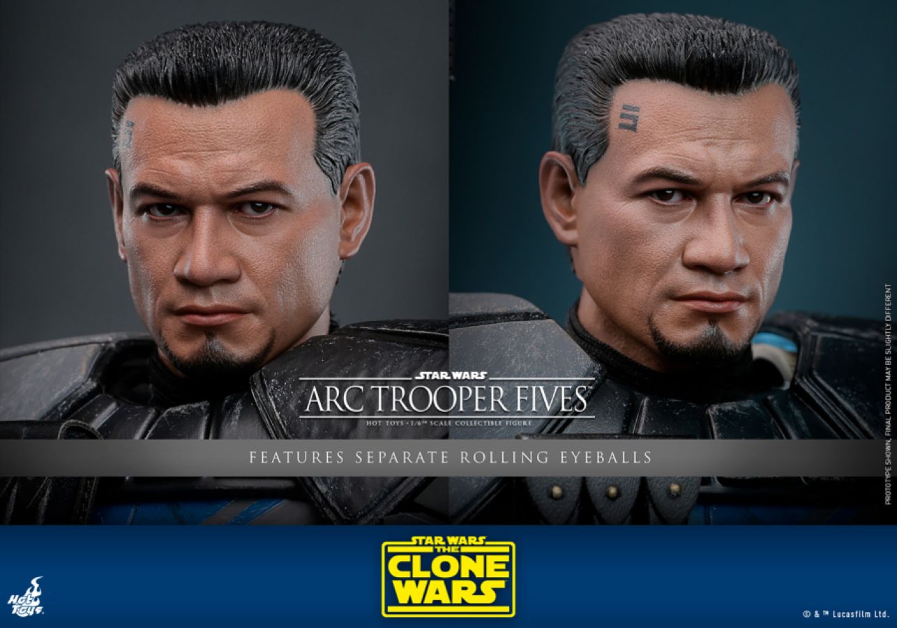 Star Wars: The Clone Wars - Arc Trooper Fives 1:6 Scale Collectable Action Figure