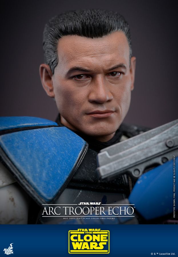 Star Wars: The Clone Wars - Arc Trooper Echo 1:6 Scale Collectible Action Figure