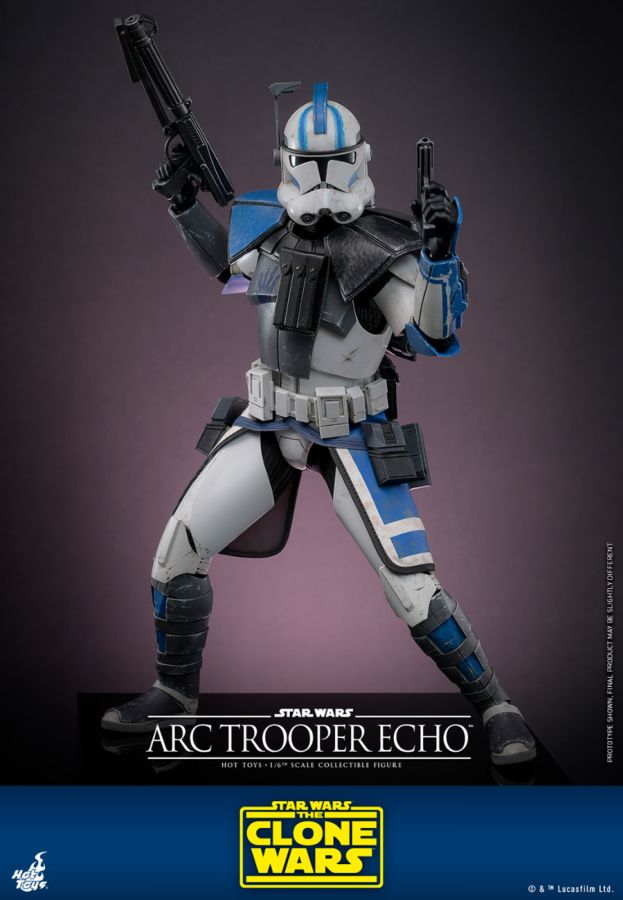 Star Wars: The Clone Wars - Arc Trooper Echo 1:6 Scale Collectible Action Figure