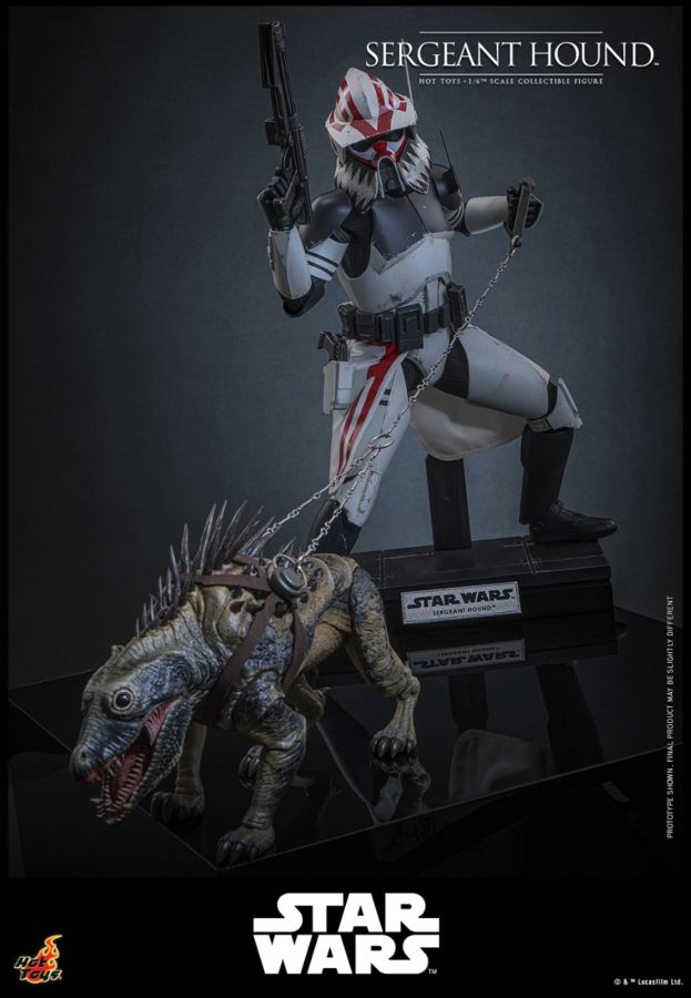 Star Wars: The Clone Wars - Sergeant Hound 1:6 Scale Collectable Action Figure
