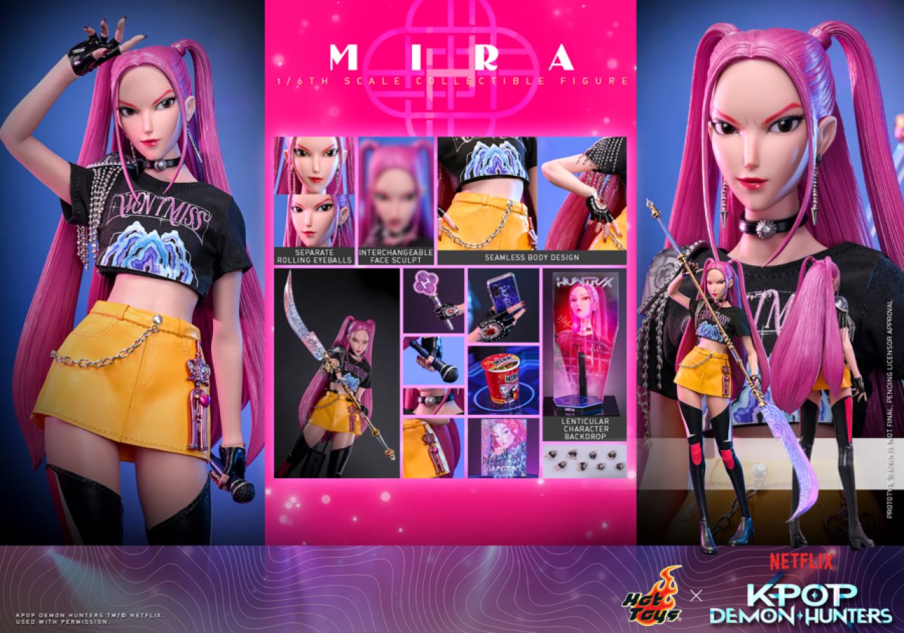 KPop Demon Hunters - Mira 1:6 Scale Collectible Action Figure