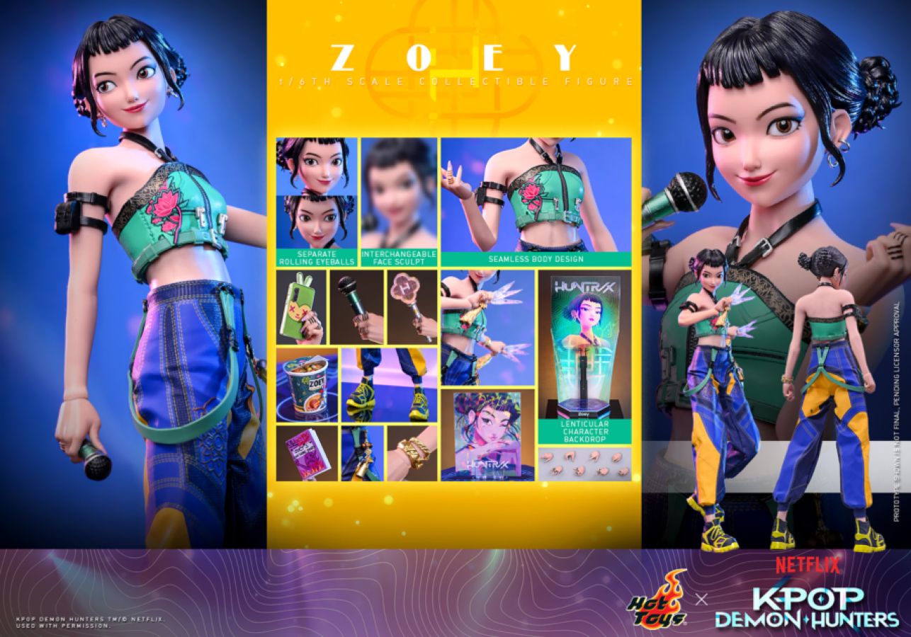 KPop Demon Hunters - Zoey 1:6 Scale Collectible Action Figure