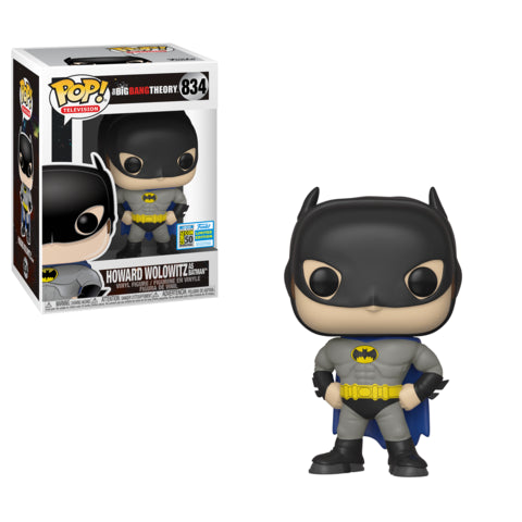 Big Bang Theory - Howard Wolowitz as Batman 2019 SDCC Exclusive Pop! Vinyl #834