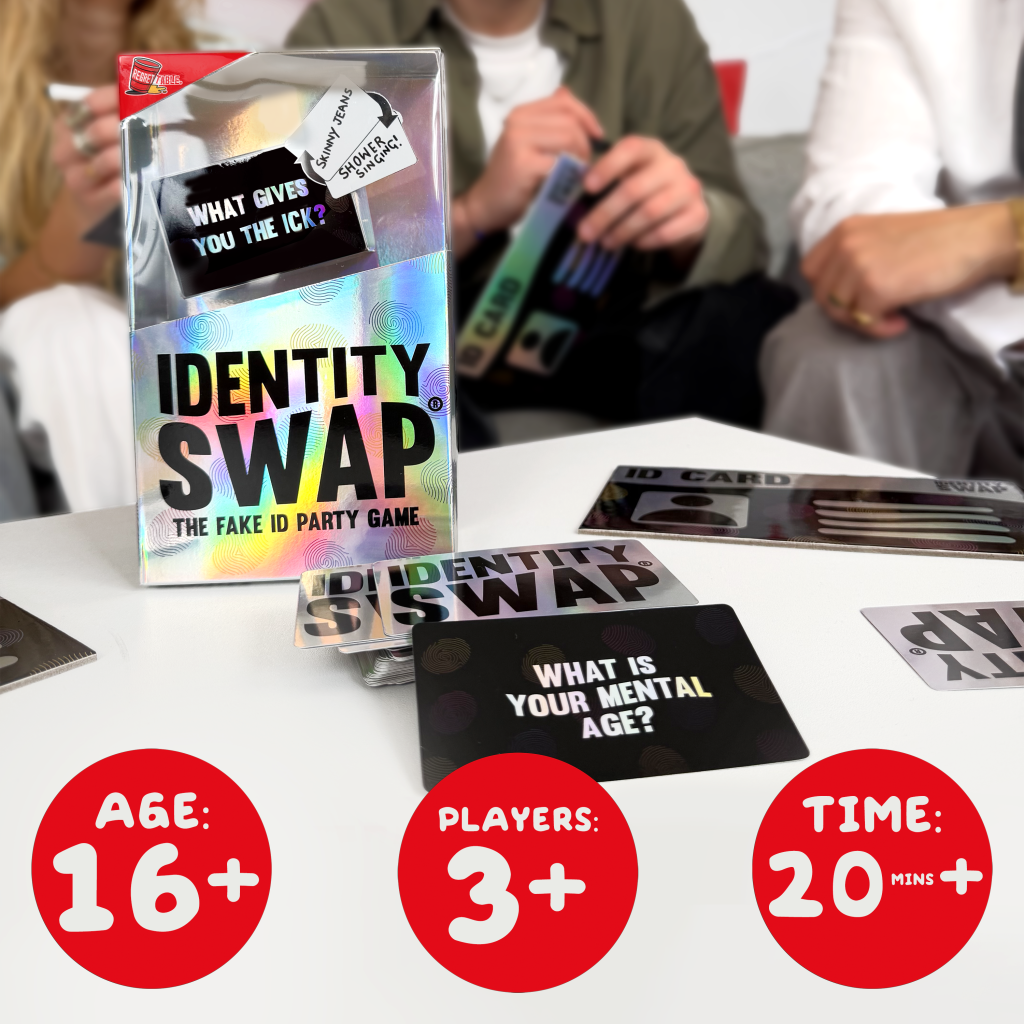 Regrettable Boardgame Assortment - Tug of Draw/ Split or Steal/ Identity Swap