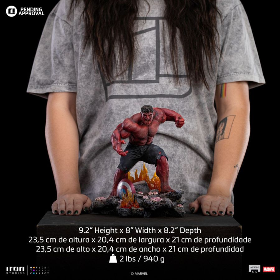 Captain America: Brave New World - Red Hulk 1:10 Scale Statue