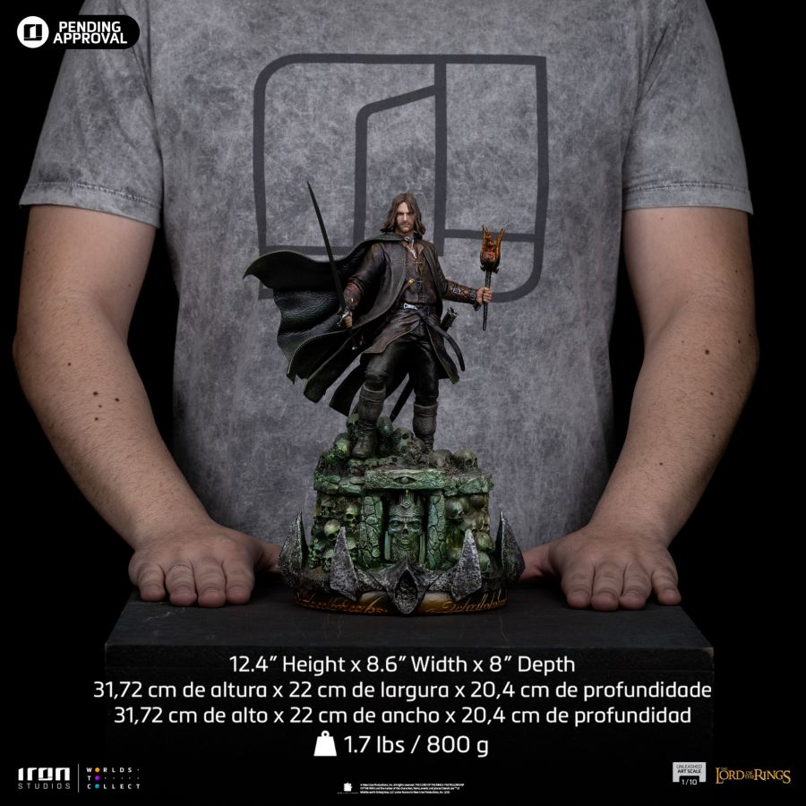 The Lord of the Rings - Aragorn Unleashed 1:10 Scale Statue