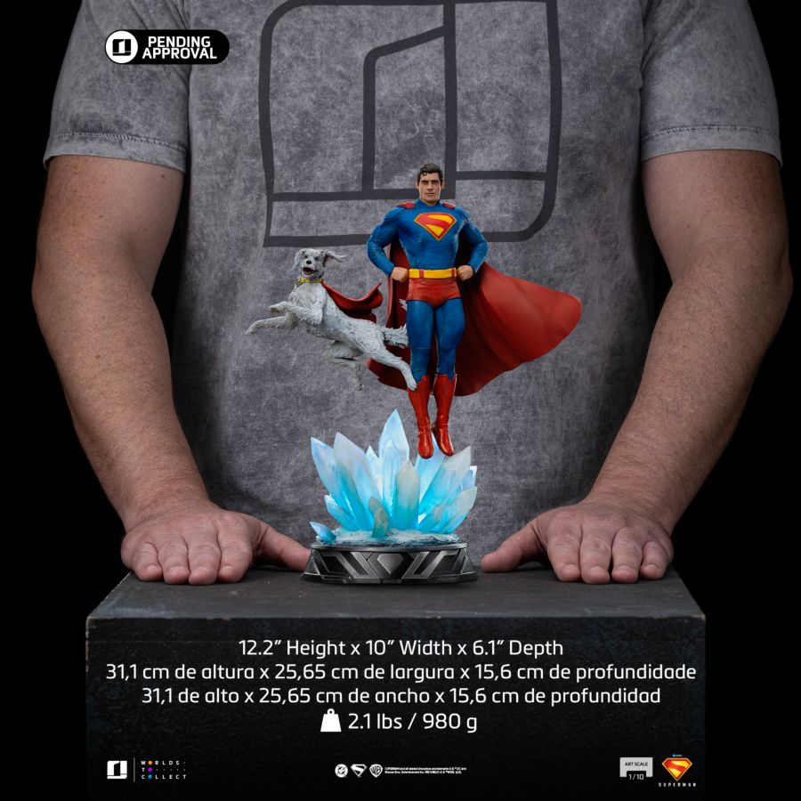 Superman (2025) - Superman & Krypto 1:10 Scale Statue