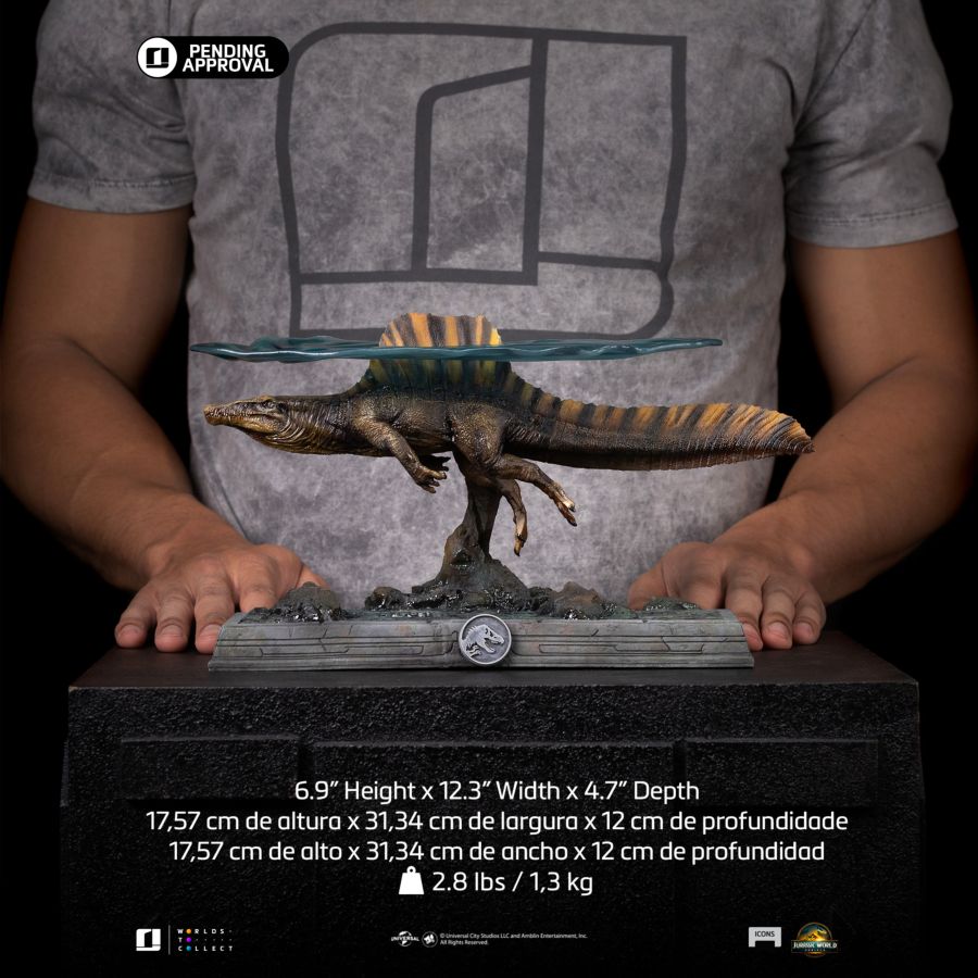 Jurassic Park - Spinosaurus Icons Staute