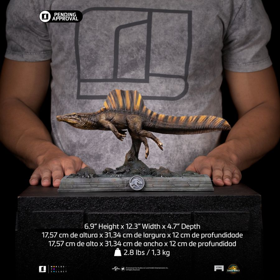 Jurassic Park - Spinosaurus Icons Staute