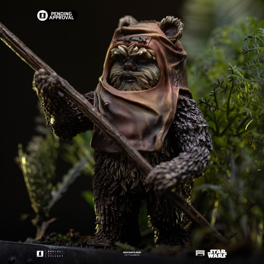 Star Wars - Leia and Wicket 1:10 Scale Statue