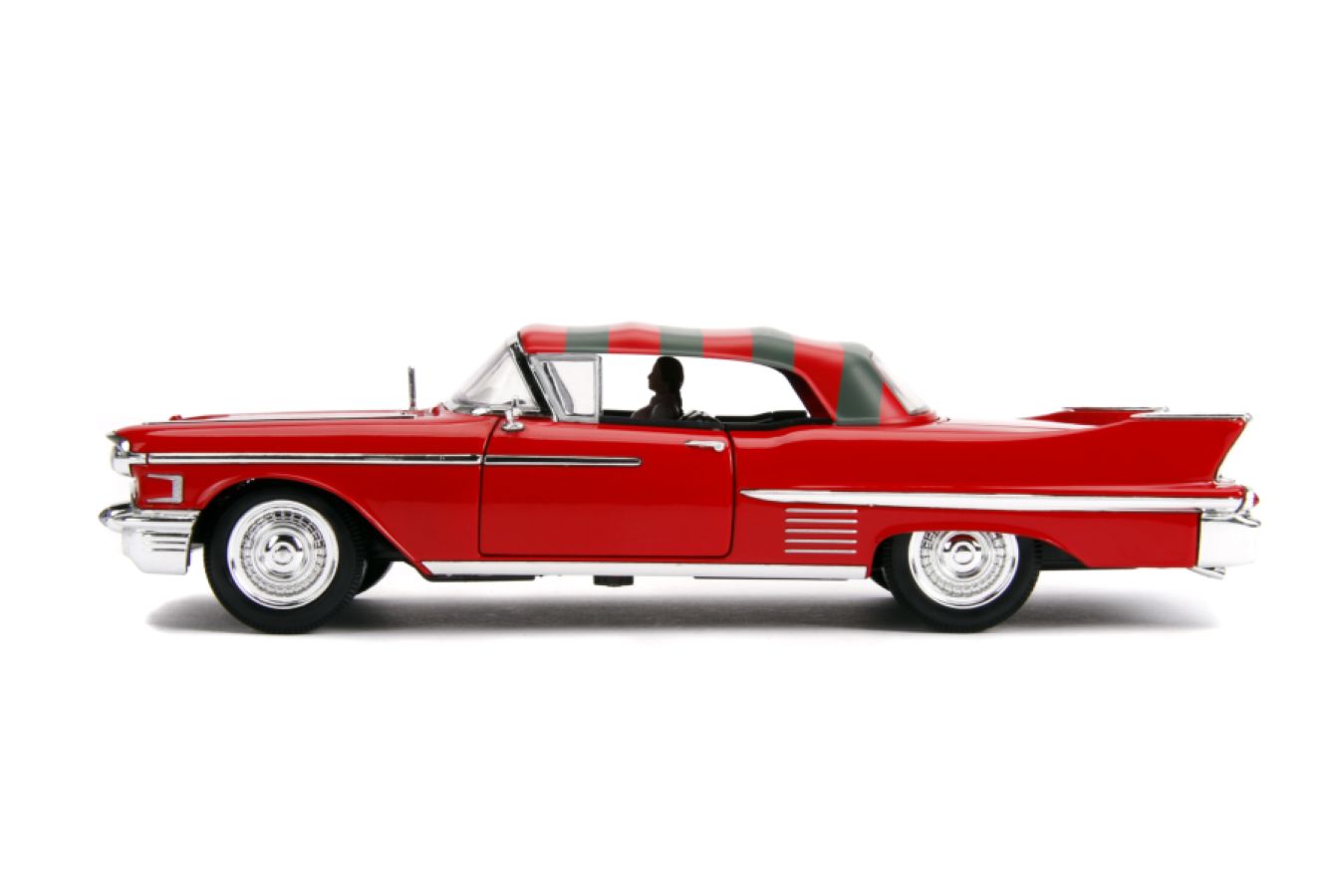 A Nightmare on Elm Street - 1958 Cadillac Series 62 1:24 with Figure Hollywood Ride