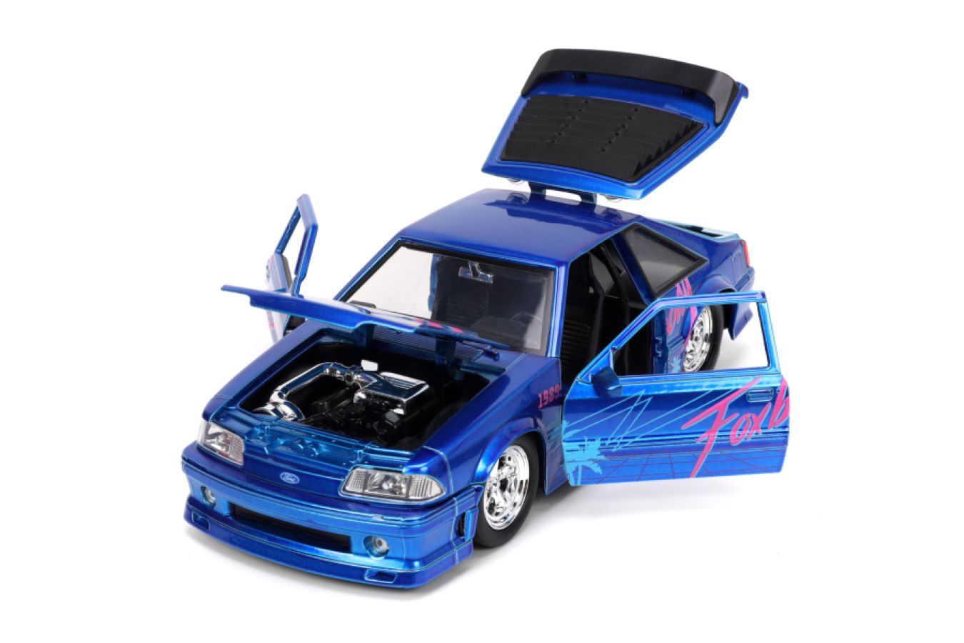 I Love The - 80's 1989 Ford Mustang GT 1:24 Scale