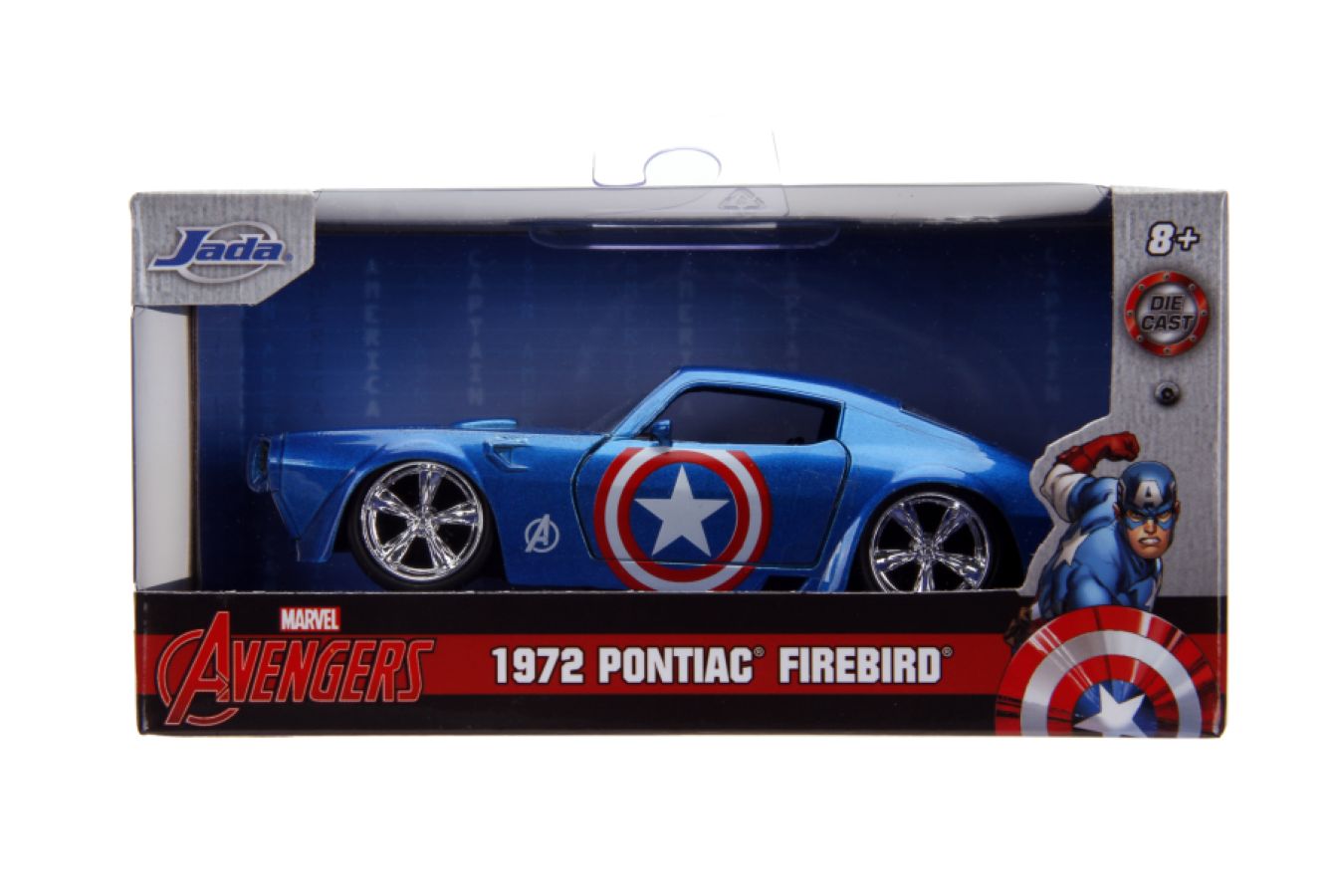 Marvel Comics - Captain America 1972 Pontiac Firedbird 1:32 Scale Hollywood Ride