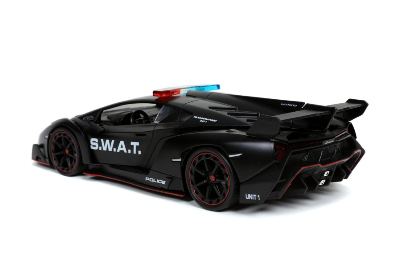Hyperspec - 2017 Lamborghini Veneno Black 1:24 Scale