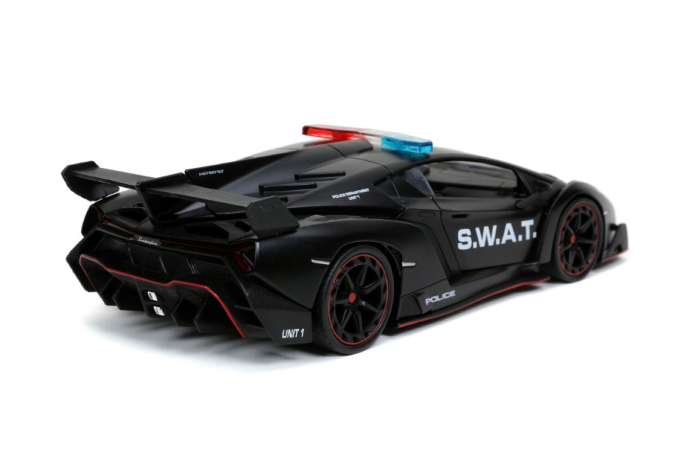 Hyperspec - 2017 Lamborghini Veneno Black 1:24 Scale
