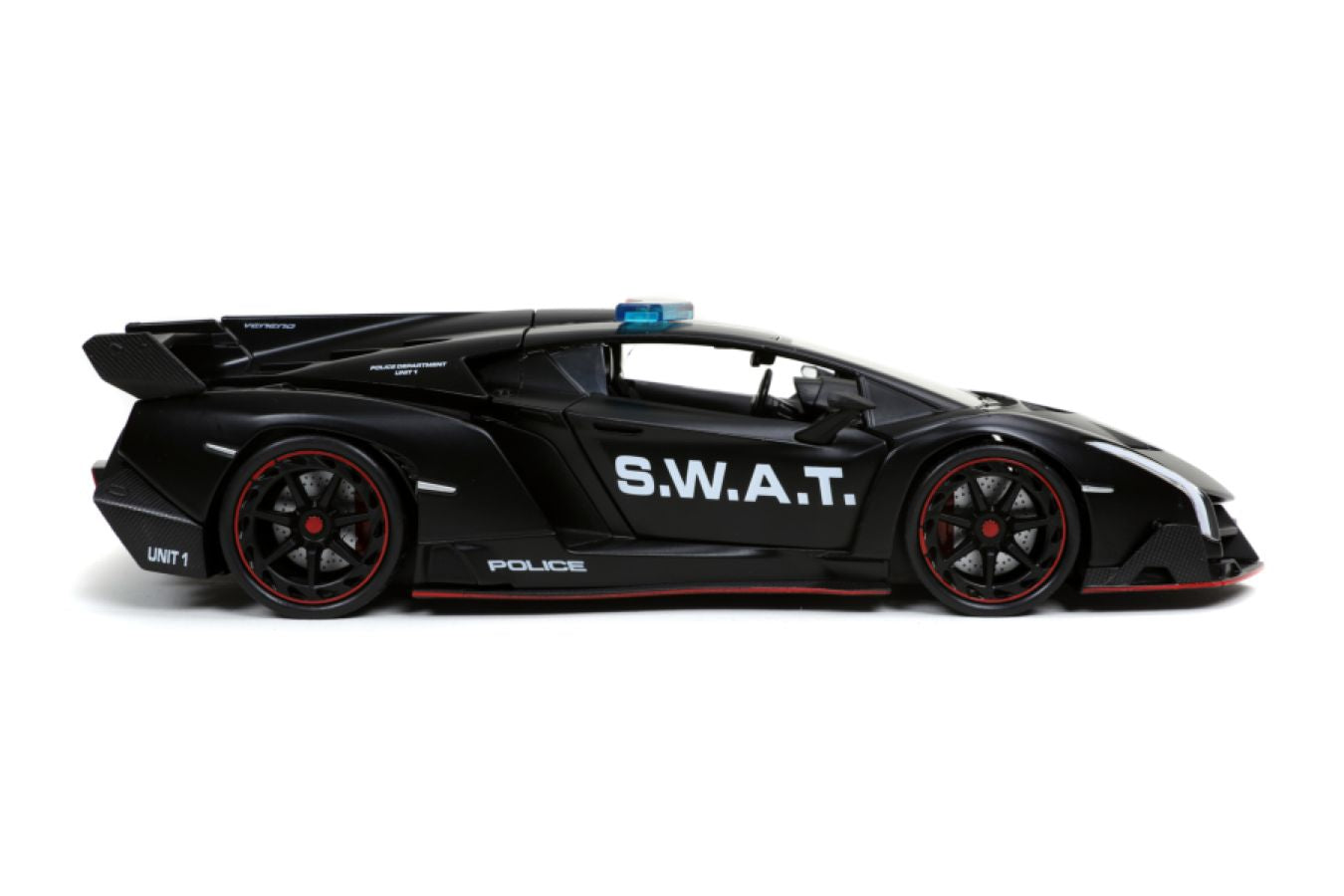 Hyperspec - 2017 Lamborghini Veneno Black 1:24 Scale