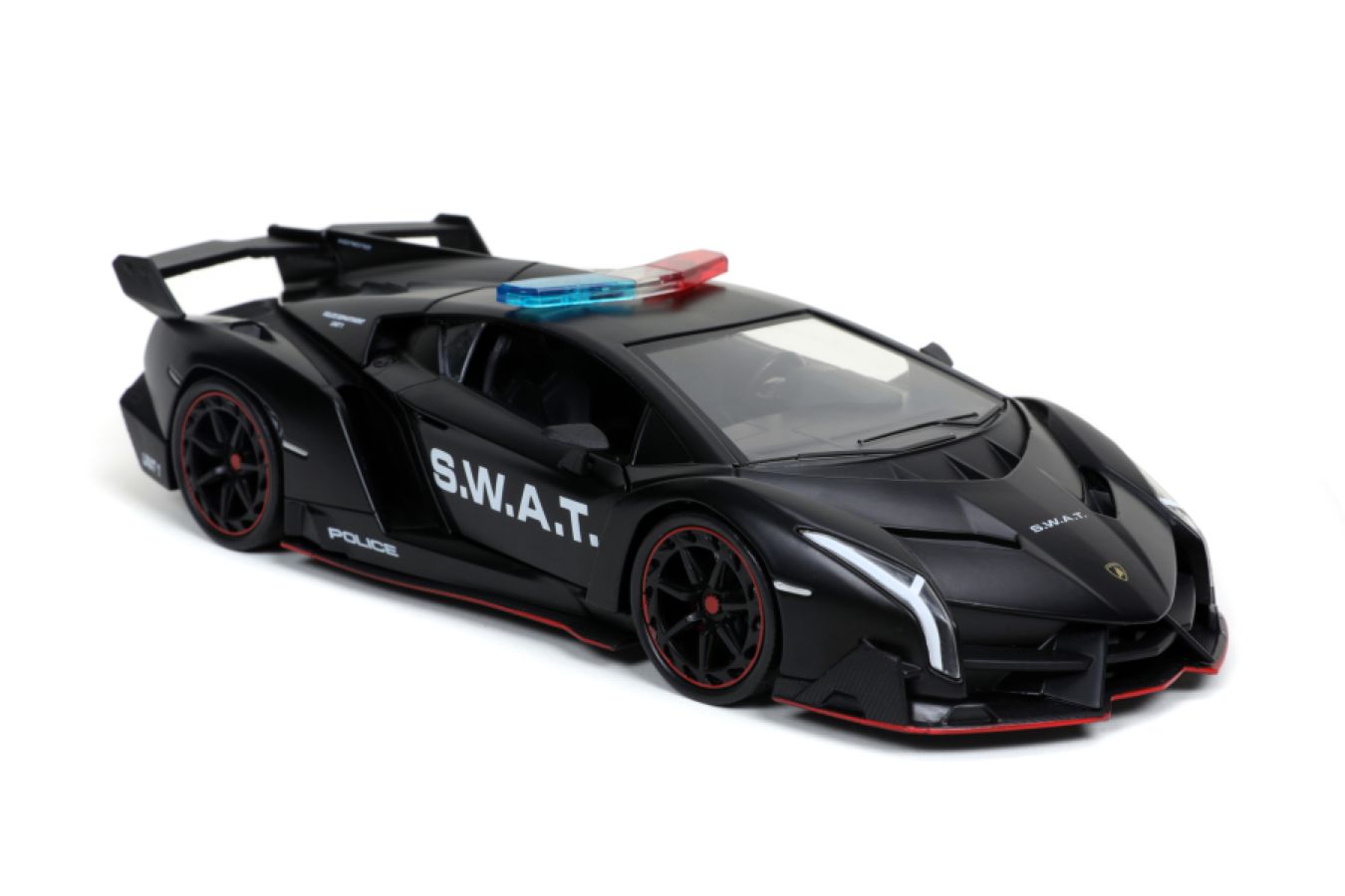 Hyperspec - 2017 Lamborghini Veneno Black 1:24 Scale