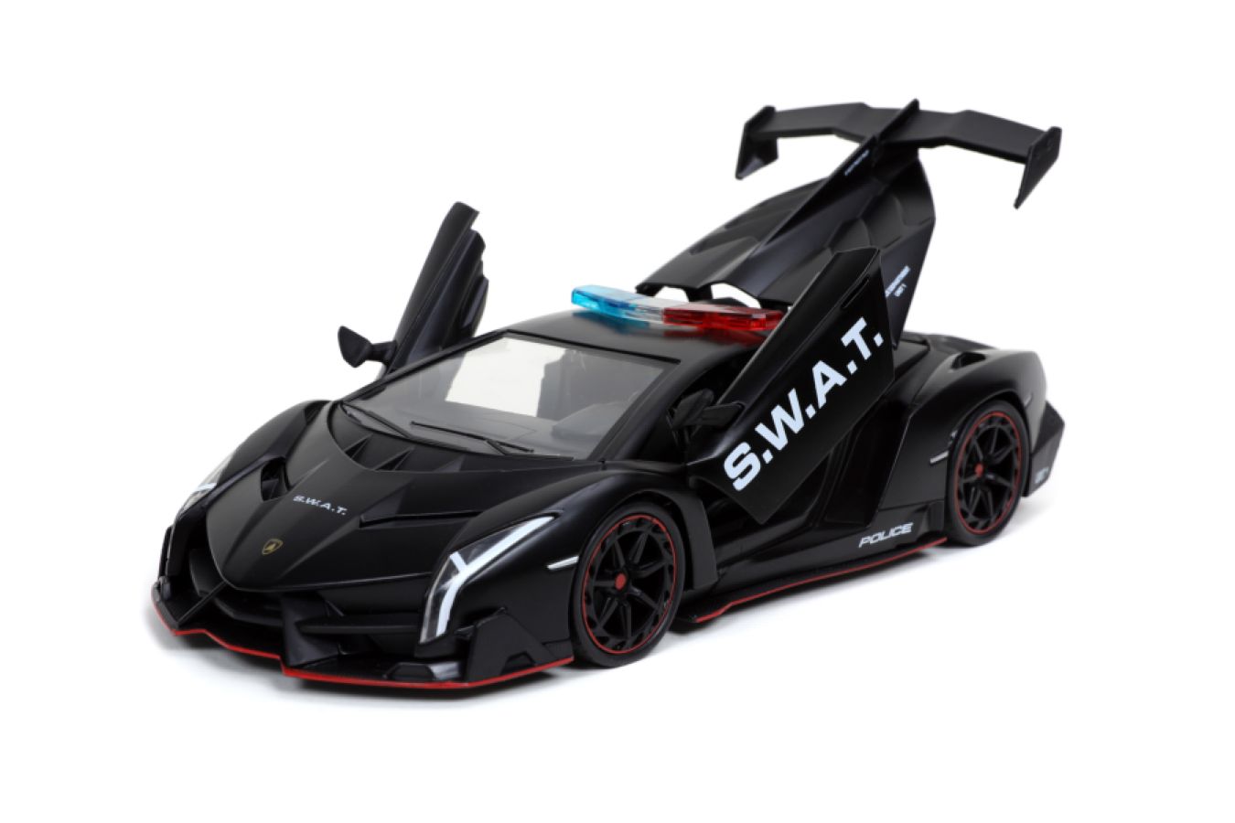Hyperspec - 2017 Lamborghini Veneno Black 1:24 Scale