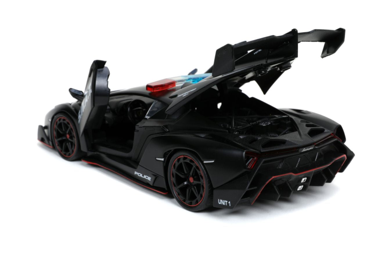 Hyperspec - 2017 Lamborghini Veneno Black 1:24 Scale