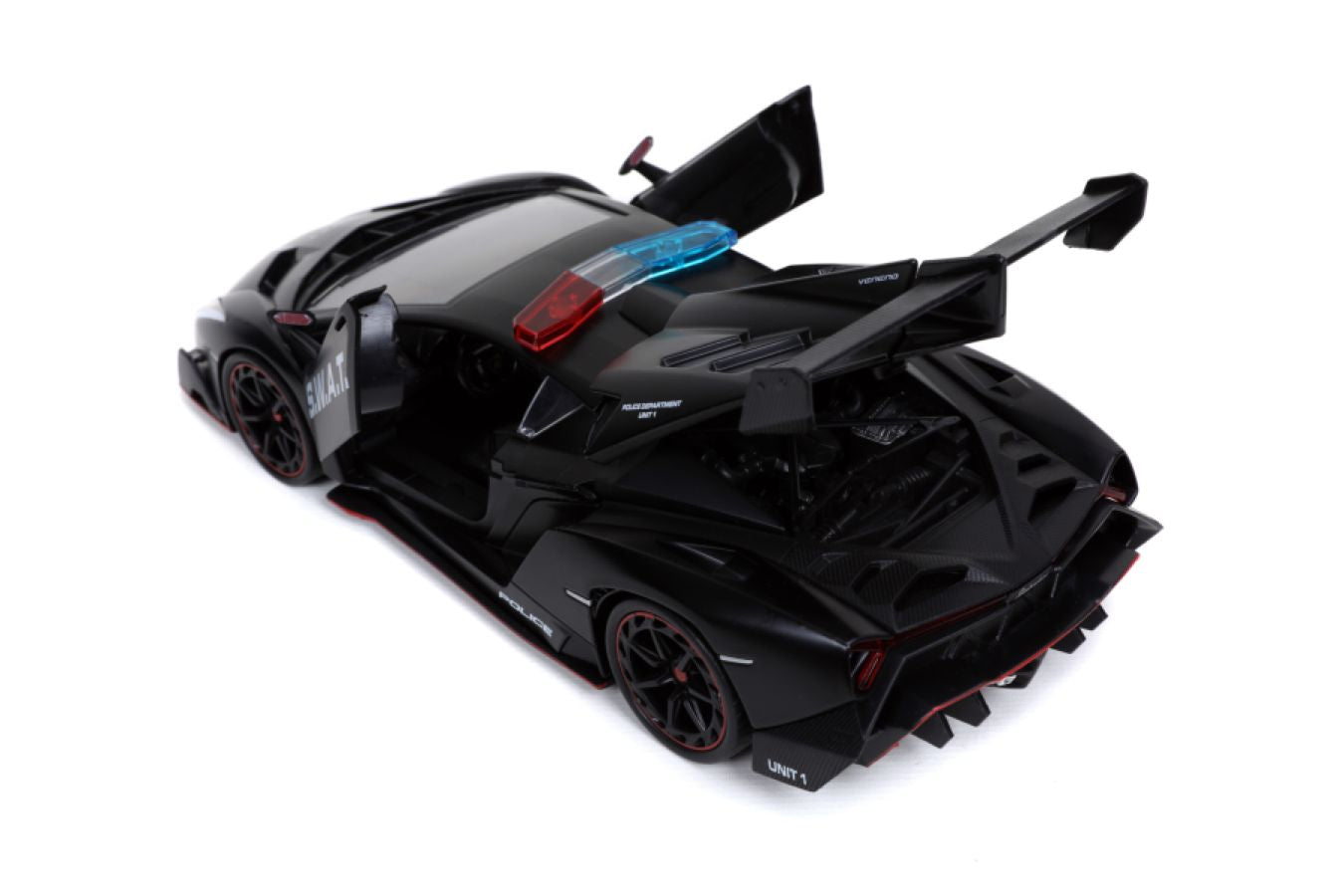 Hyperspec - 2017 Lamborghini Veneno Black 1:24 Scale