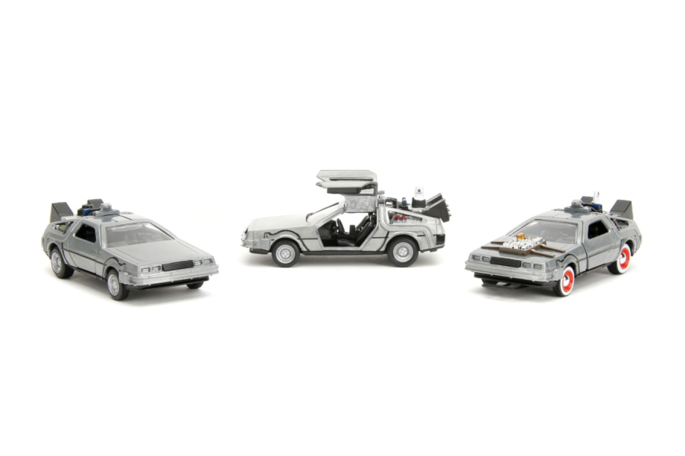 Back to the Future - DeLorean 1:32 Scale 3-Pack