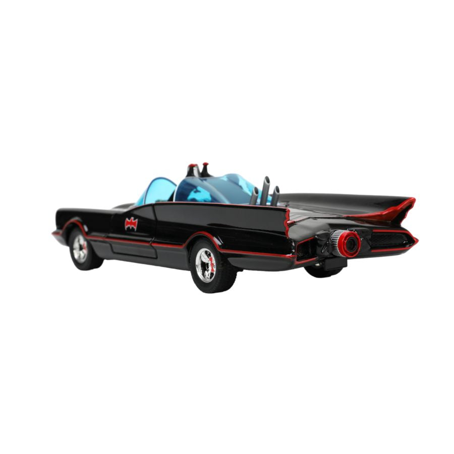Batman (TV) - Classic Batmobile with 4 Figures 1:24 Scale Set