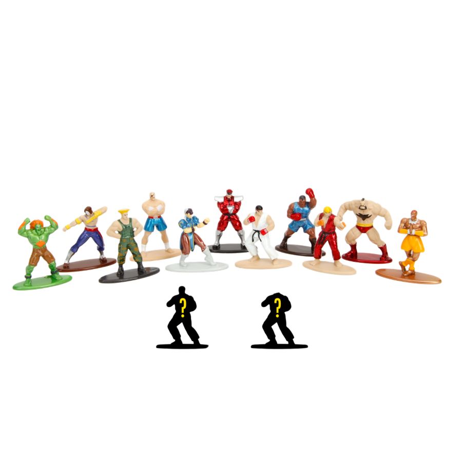 Street Fighter - 1.65" Nano Metalfigs Blind Bag (Display of 24)