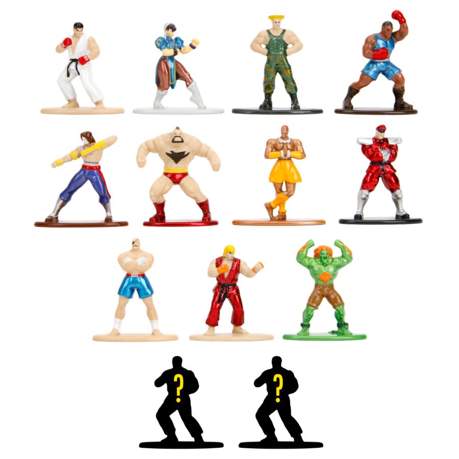 Street Fighter - 1.65" Nano Metalfigs Blind Bag (Display of 24)